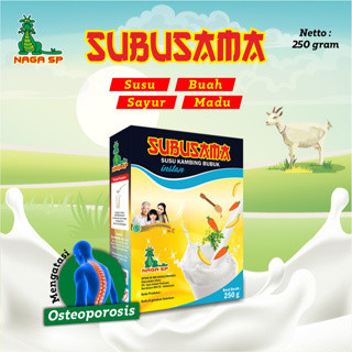 

PAKET HEMAT SUSU KAMBING ETAWA PLUS SAYUR, BUAH & MADU - SUBUSAMA 250 gr ASLI