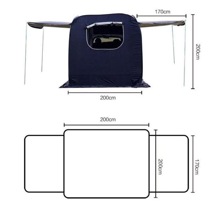 TENDA CAMPING MOBIL | CAMPERVAN CAR TENT | TENDA BELAKANG MOBIL