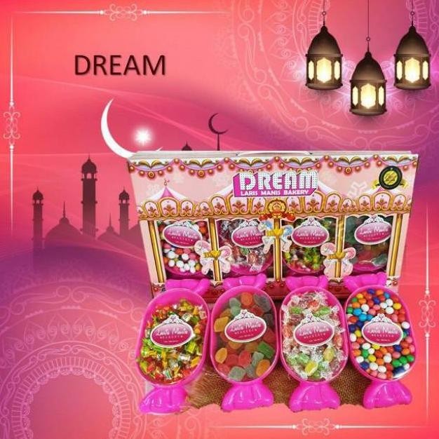 

CR - Laris Manis Dream - paket permen - paket jelly - paket coklat - parcel idul fitri TERLARIS