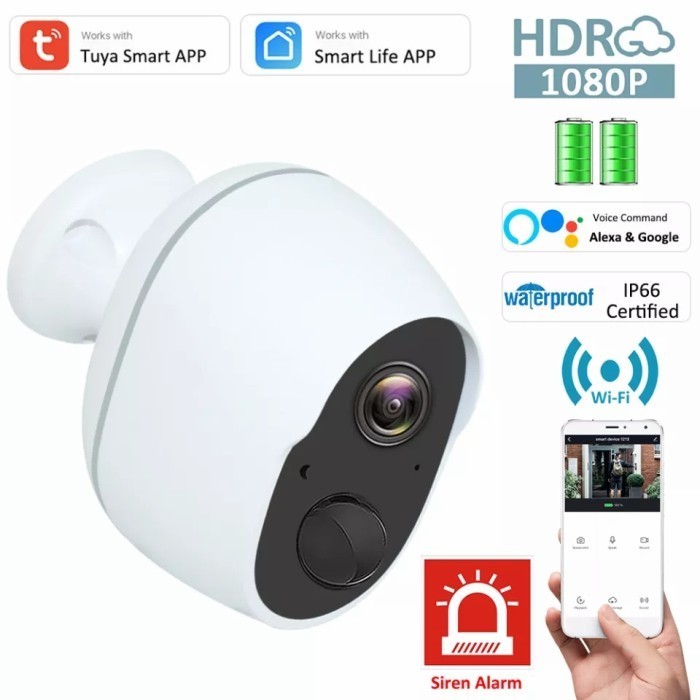 Kerui Ip Kamera Cctv Battery Portable Dashcam