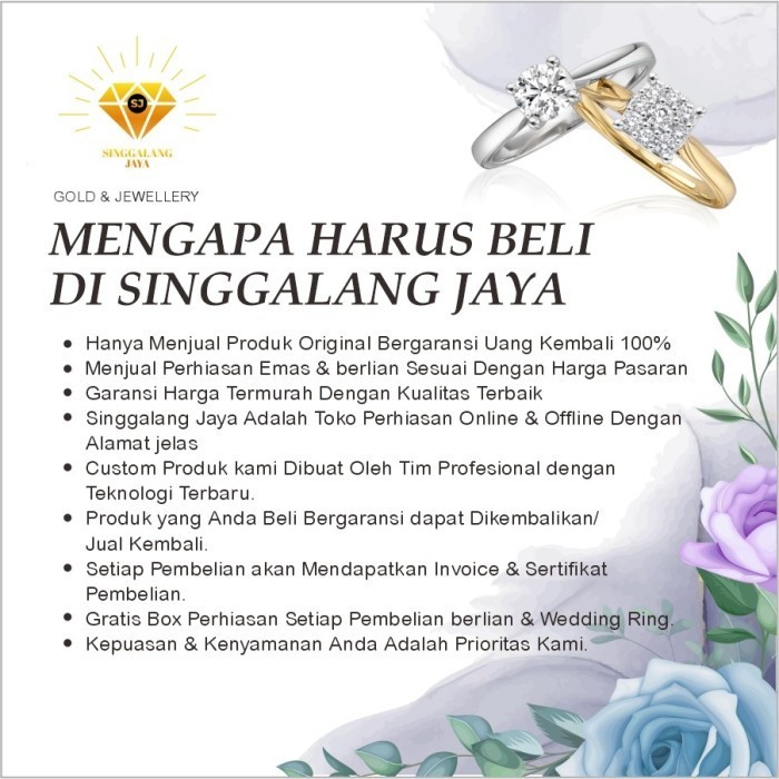 Kalung Emas Putih 750 Italy Santa Emas 18K Termurah Terlaris Promo