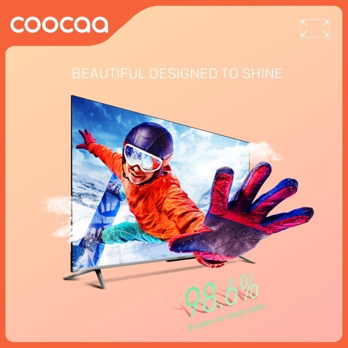 Coocaa Tv 65 Inch - Ram 2Gb - Memori 32 Gb (Model : 65S6G Pro Max)