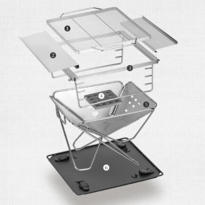 Alat Panggang Lipat Naturehike Nh20Pj121 Portable Grill Termurah Terlaris Promo