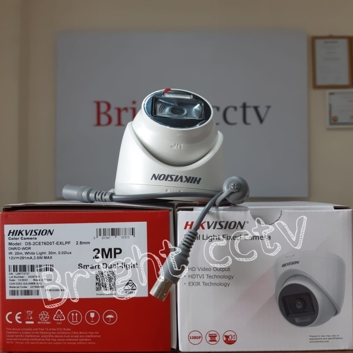 Paket Cctv Hikvision 2Mp 8 Channel 8 Camera