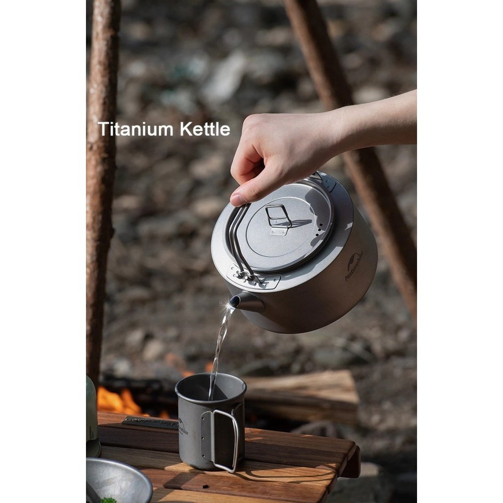 Teko / Ketel / Cooking Set Camping Titanium Naturehike Nh21Cj007 Termurah Terlaris Promo