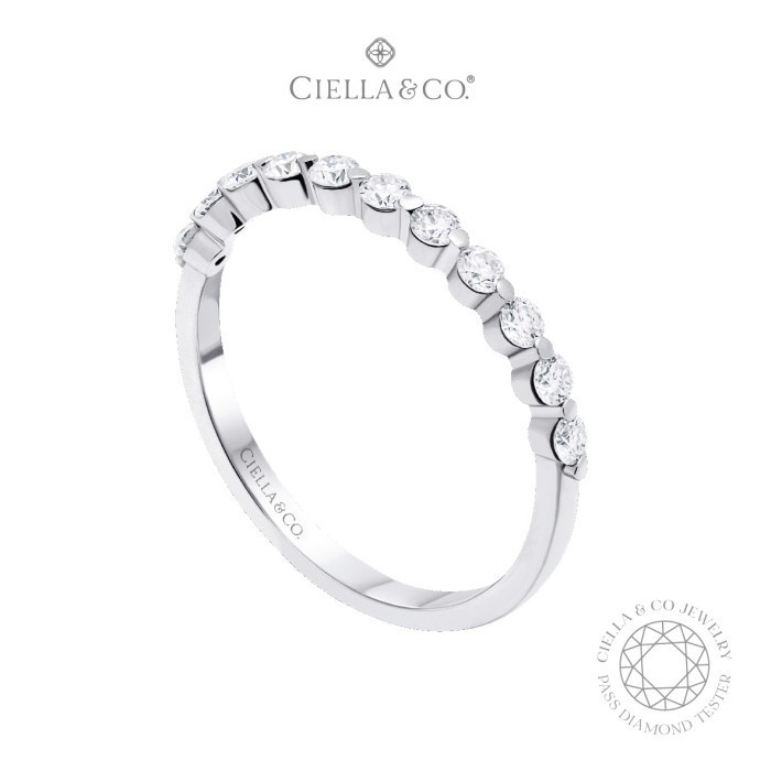 Ciella & Co - Essel Stacking Listring Cincin Tumpuk Moissanite