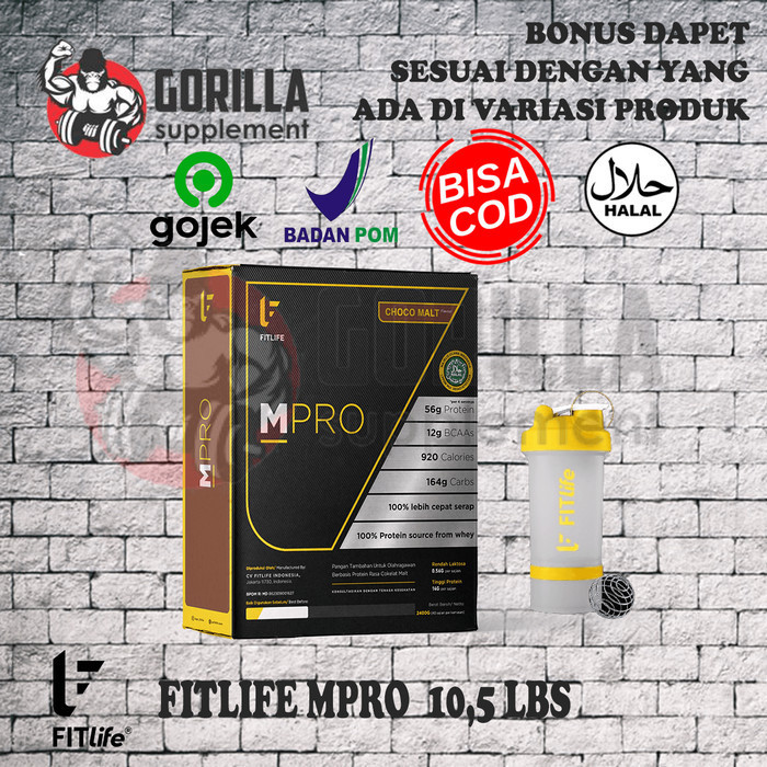 FITLIFE M PRO 5.6LBS MASS PRO GAINER MPRO
