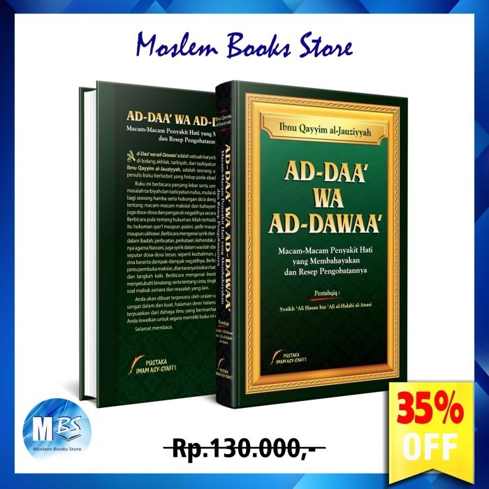

Buku Kitab Terjemahan Ad Daa Wa Ad Dawaa Pustaka Imam Syafii