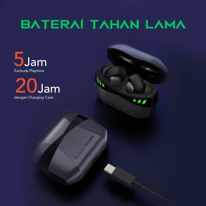Black Shark Lucifer T2 Earphone Gaming TWS Bluetooth In-ear Headphones