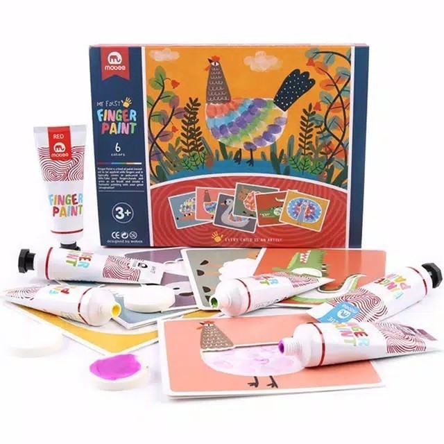 

Mobee Finger Painting Set -Cat Warna Anak - Activity Toys - Mainan Edu