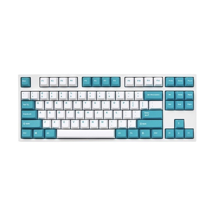 Leopold Fc750R Pd Graphite White Mint Pd - Gaming Keyboard