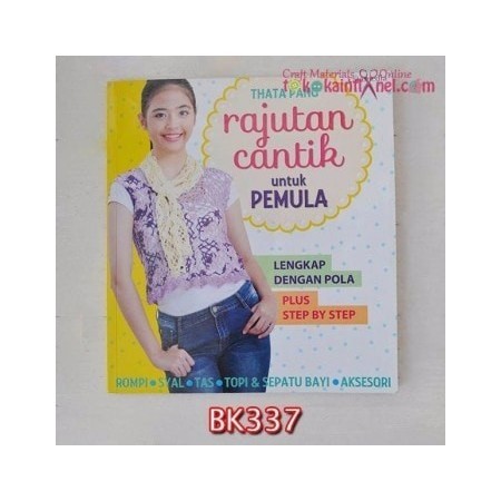 

Bk337Buku Kerajinan Judul "Rajutan Cantik Untuk Pemula" By Thata Pang