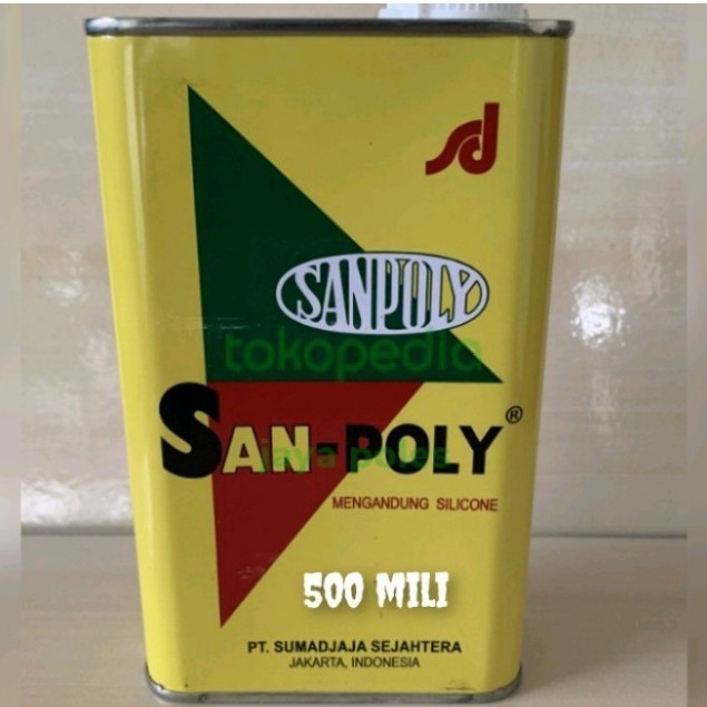 sanpoly pengkilap pembersih 500ml sanpoli