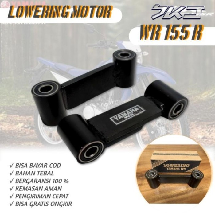 Lowering Kit Motor wr155r Pemendek Shock shok Yamaha WR 155 R Perendah