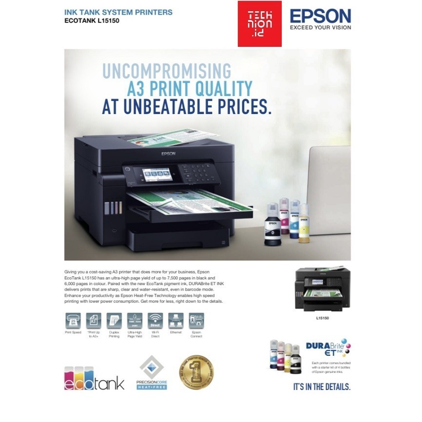 Printer Epson L15150 A3 Multifungsi