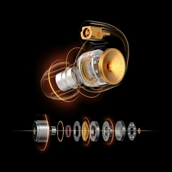 Epz Q5 Earphone Hifi Ceramic Carbon Nano Moving Coil In Ear Monitor