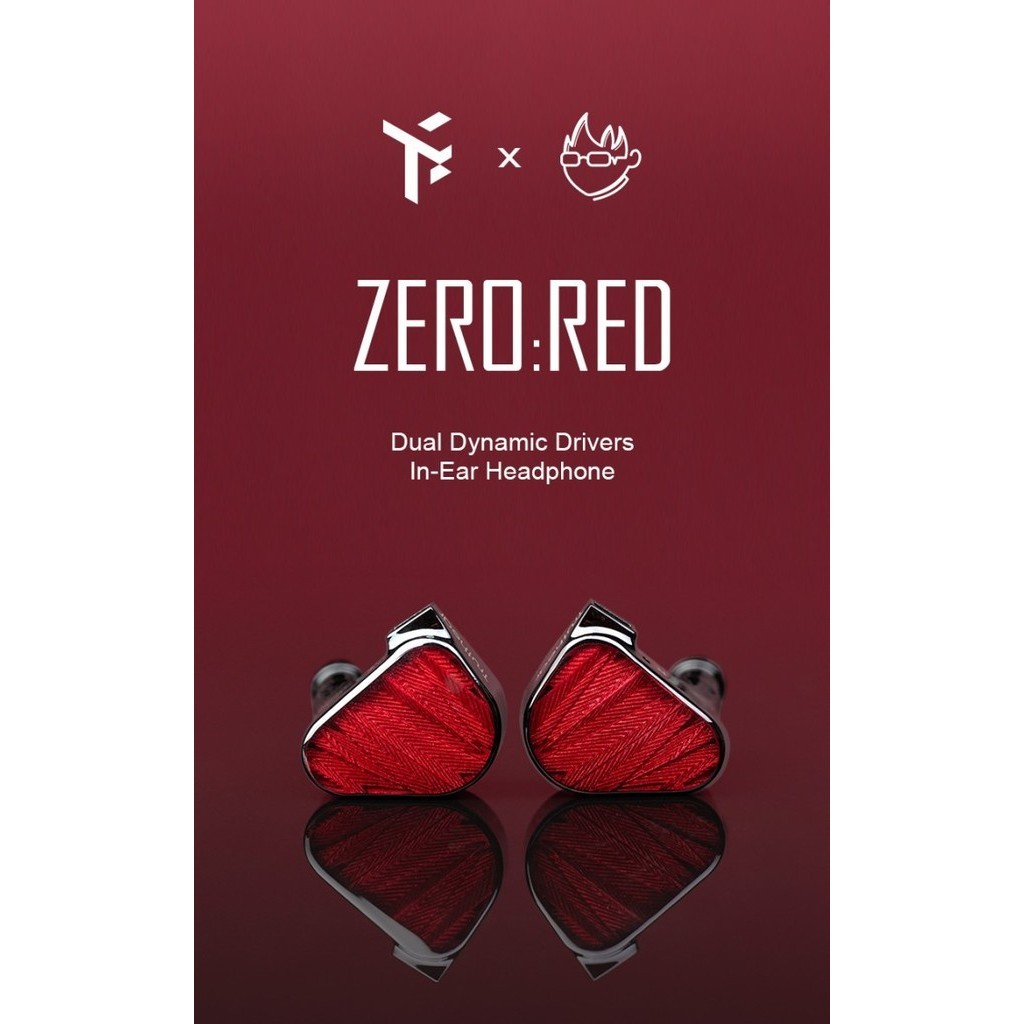 Truthear X Crinacle Zero Red / Zero Dual Dynamic Driver Earphone Iem