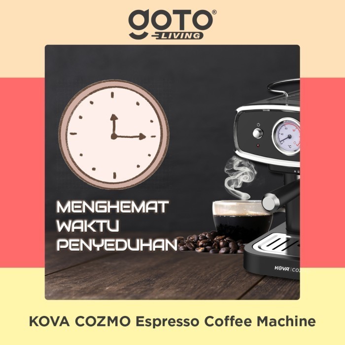 Kova Cozmo Mesin Pembuat Kopi Espresso Coffee Maker Espreso Machine