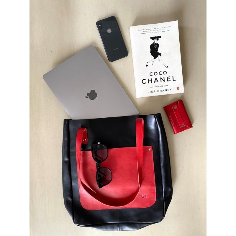 Tas Wanita Kulit Asli/Tas Wanita Kulit/Tote Bag Kulit - Lola Tote Bag