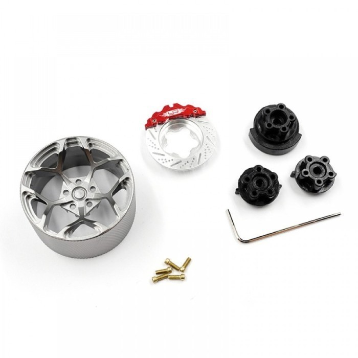 Yeah Racing Steering Wheel Alloy for Transmitter Sanwa Futaba