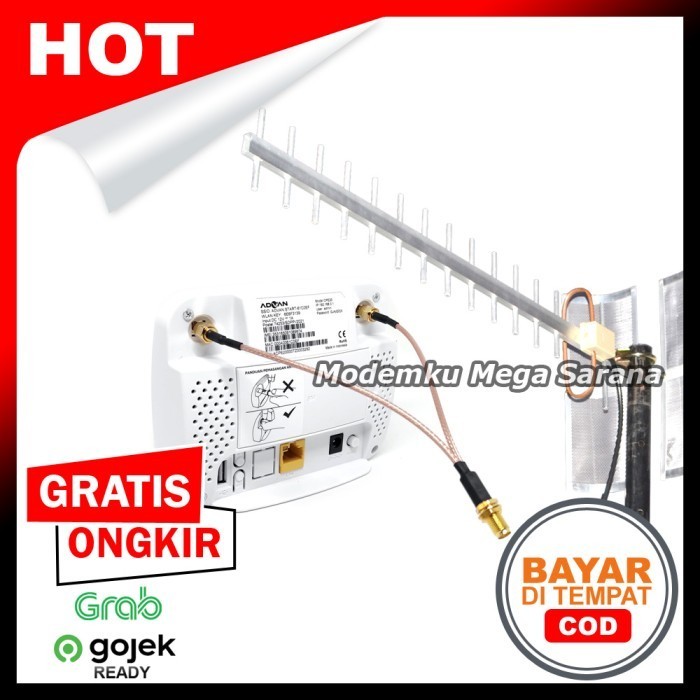 New Antena Penguat Sinyal Advan CPE Modem Router Start Yagi Extreme 3