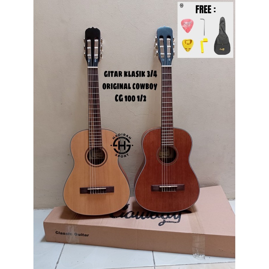 Gitar Cowboy Akustik Klasik Gitar Nylon Original Cowboy