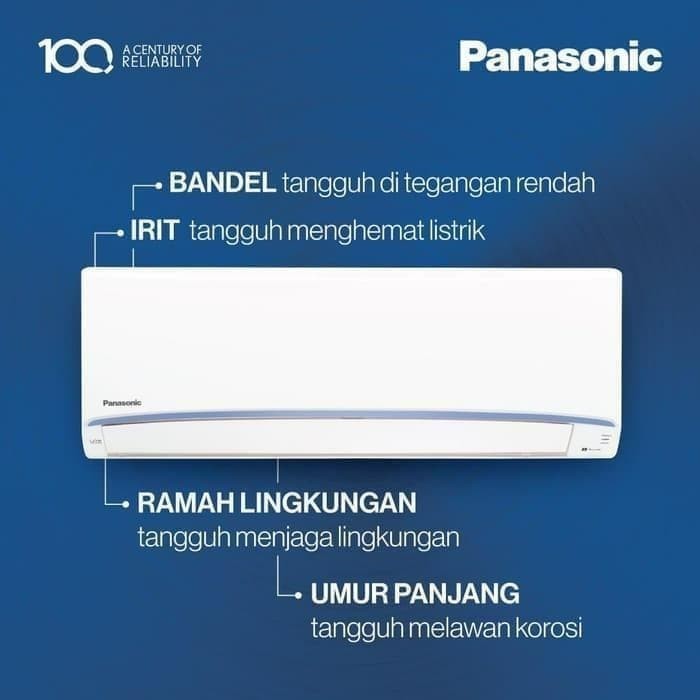 Panasonic Cs-Ln9Wkj + Pasang / 9 Wkj Ac Split 1Pk Standard Si-Biru Termurah Terlaris Promo
