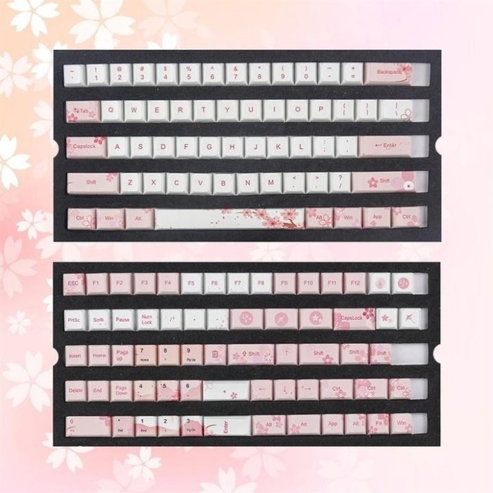 Cherry Profile Sakura Keycaps
