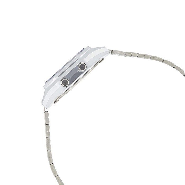 Casio General La680Wa-4Cdf Ladies Flower Design Digital Dial Stainles Termurah Terlaris Promo