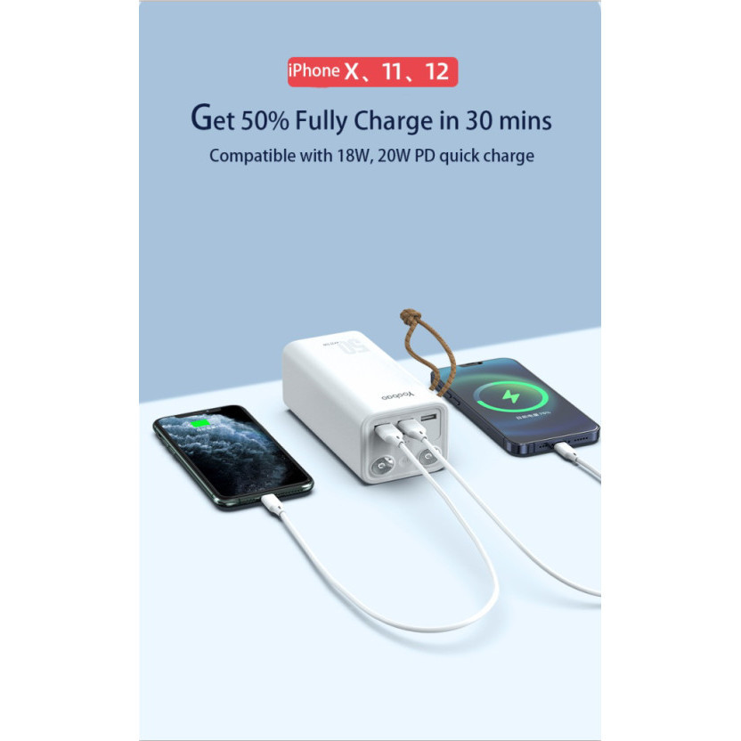 Powerbank 50000Mah - Yoobao H5 Power Bank 50.000Mah Powerbank Iphone