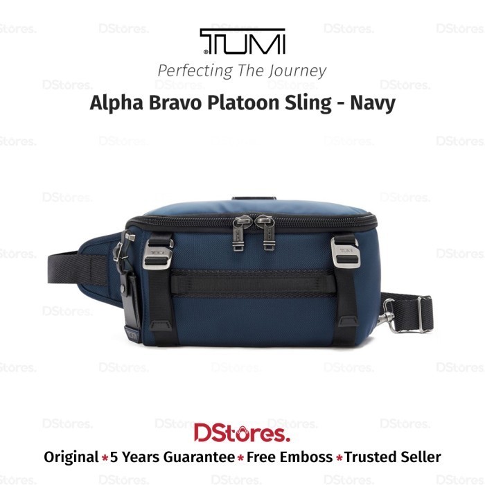 Tumi Tas Selempang Alpha Bravo Platoon Sling - Navy Termurah Terlaris Promo