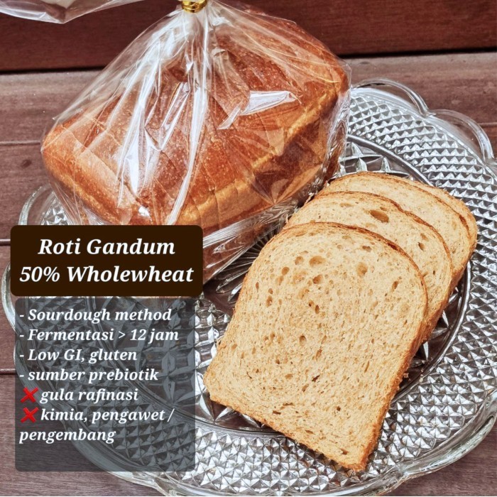 

(Pre-Order) Roti Sehat Gandum Whole Wheat (Sourdough starter)