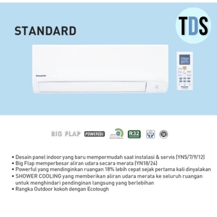 Ac Panasonic Cs/Cu - Yn7Wkj - Standard 3/4 Pk - R32.