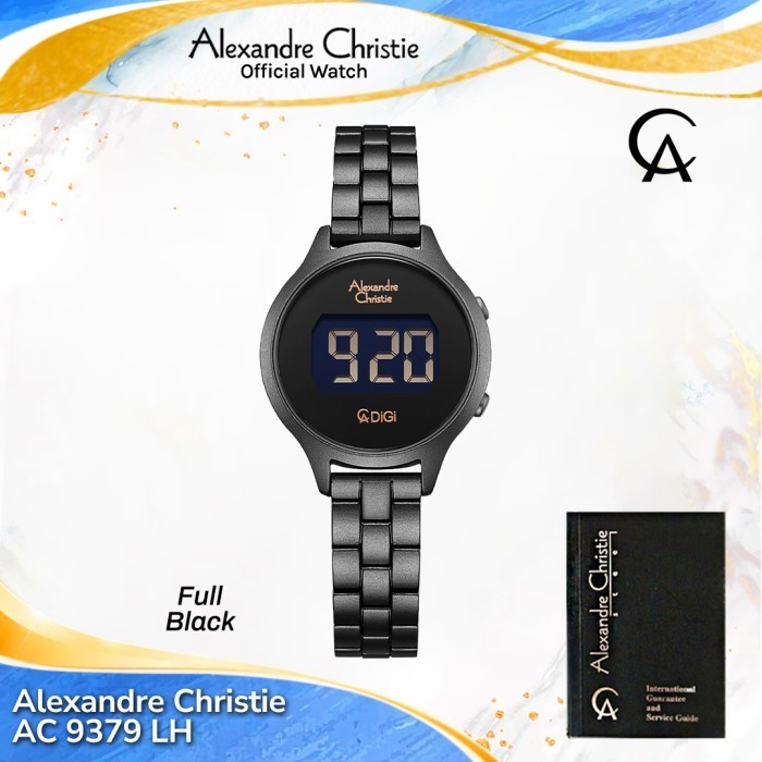 Alexandre Christie Wanita Ac 9379 Ac9379 Full Black Stainless Steel