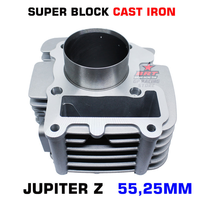 Blok Brt Jupiter Z - Bore Up 130Cc - Bahan Cast Iron