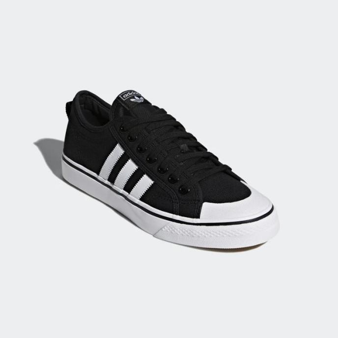 Sepatu Adidas Nizza Rf Low Black White Original Barangbaru88