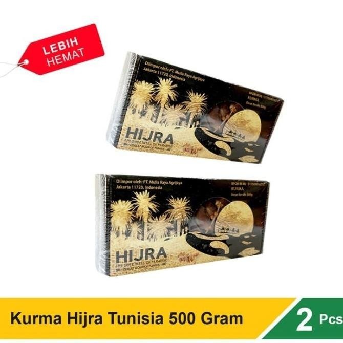

Kurma Hijra Tunisia 500 Gram 2 Pack Original Best Seller Geordino516