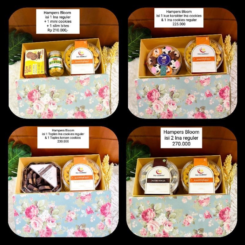 

Hampers INA COOKIES ISI 2 REGULER/Parcel Ina cookies/hampers lebaran/Parcel lebaran/ natal