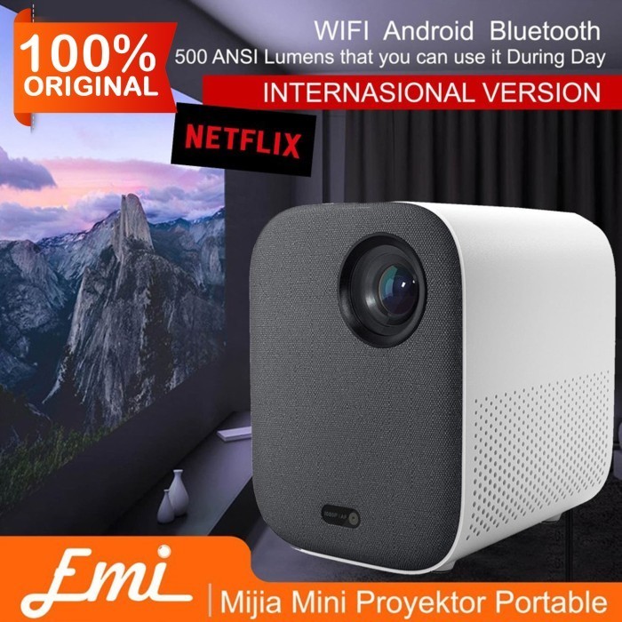 Mijia Mini Proyektor Portable DLP 500 Lumens 1080P - MJJGTYDS02