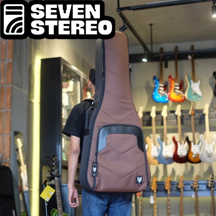 Terbaru NB Pro Case By DBM Gigbag Tas Gitar Akustik Acoustic Brown