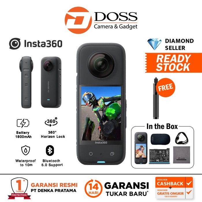 Insta360 One X3 Action Camera Waterproof Insta 360 One X3