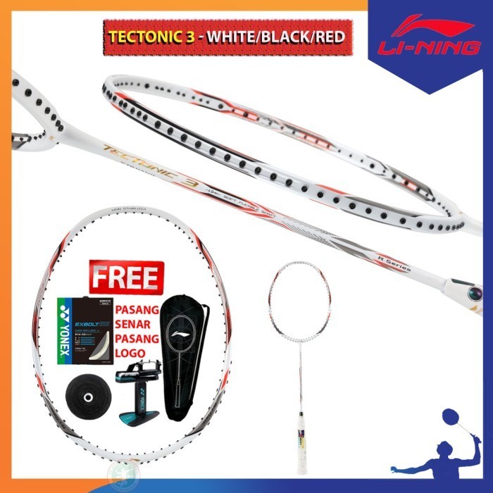 Lining Tectonic 3 R Series 5U Raket Badminton Original