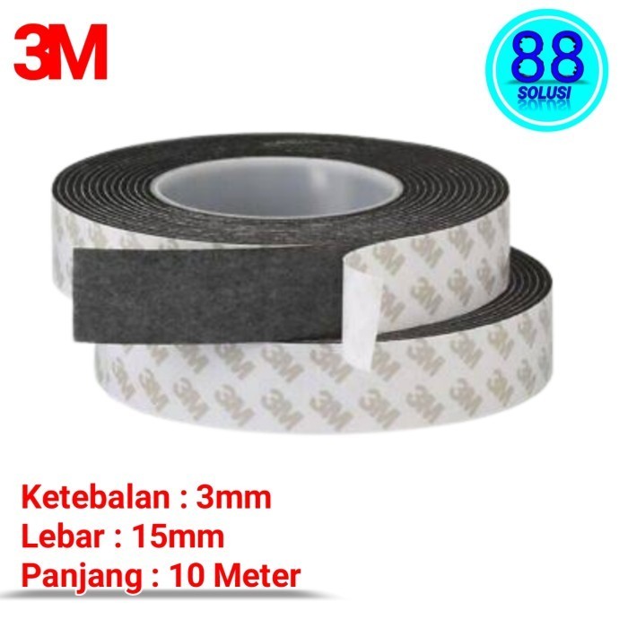 

EVA FOAM SINGLE TAPE 3M ORIGINAL LAKBAN PENGAMAN CELAH SUDUT JENDELA