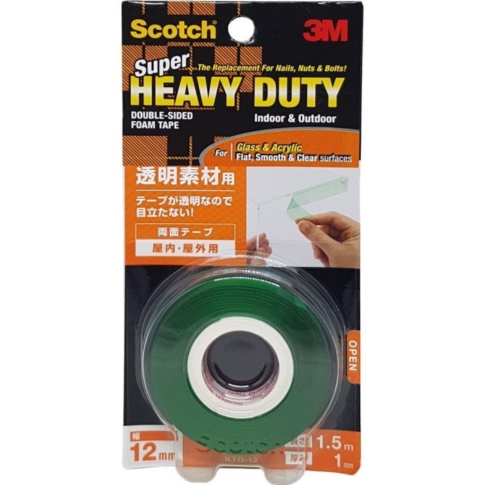

DOUBLE TAPE - 3M SUPER STRONG TRANSPARENT KTD-12