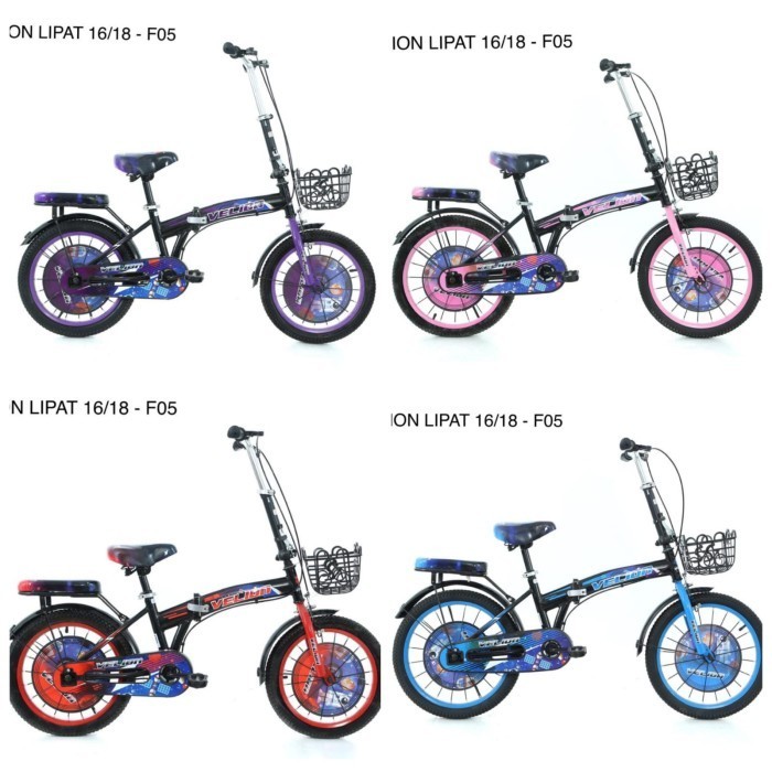Sepeda Lipat Anak Velion 16 Inch Sepeda Lipat Velion Anak Perempuan