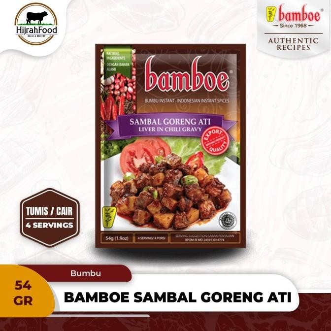 

Bamboe Bumbu Sambal Goreng Ati | Liver in Chili Gravy Spice Mix (54 g)