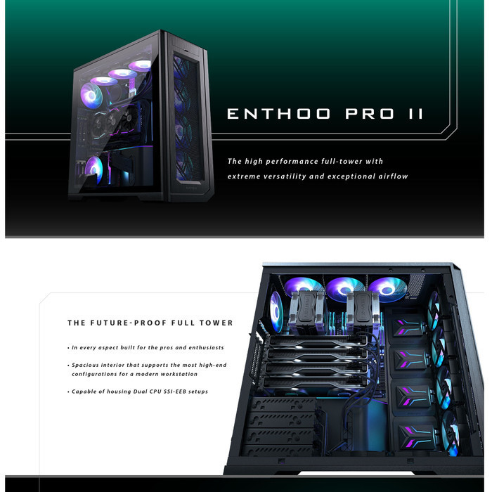 Phanteks Enthoo Pro Ii Tempered Glass Enthoo Pro 2