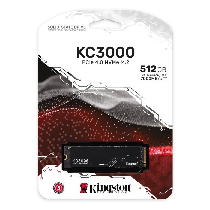 Kingston Kc3000 Skc3000S/512G Pcie 4.0 Nvme M.2 512Gb