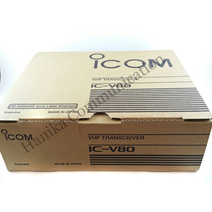Icom Ic-V80 Ht Vhf Made In Japan Lithium Garansi 1Thn Icv80 V80