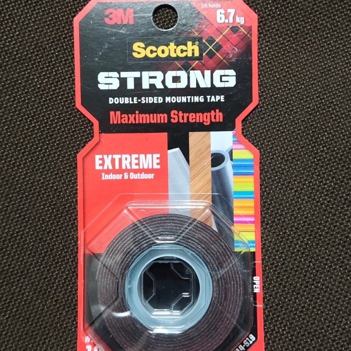 

MURAH doubletape merah 3M scotch strong mounting tape